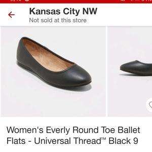 Brand new black flats